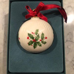 Lenox Holiday Ball Ornament